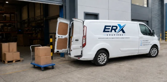 ERX van providing direct courier services for businesses